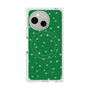 プレミアムスクエアケース with SnapMag［ Drawing Dot - Green ］