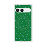 プレミアムスクエアケース with SnapMag［ Drawing Dot - Green ］