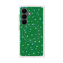 プレミアムスクエアケース with SnapMag［ Drawing Dot - Green ］