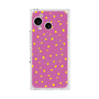 プレミアムスクエアケース with SnapMag［ Drawing Dot - Pink ］