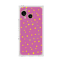プレミアムスクエアケース with SnapMag［ Drawing Dot - Pink ］