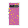 プレミアムスクエアケース with SnapMag［ Drawing Dot - Pink ］
