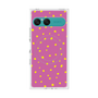 プレミアムスクエアケース with SnapMag［ Drawing Dot - Pink ］