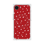 プレミアムスクエアケース with SnapMag［ Drawing Dot - Red ］