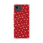 プレミアムスクエアケース with SnapMag［ Drawing Dot - Red ］