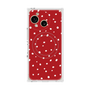 プレミアムスクエアケース with SnapMag［ Drawing Dot - Red ］