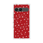 プレミアムスクエアケース with SnapMag［ Drawing Dot - Red ］