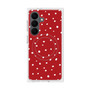 プレミアムスクエアケース with SnapMag［ Drawing Dot - Red ］