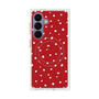 プレミアムスクエアケース with SnapMag［ Drawing Dot - Red ］