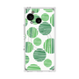 プレミアムスクエアケース with SnapMag［ Nordic Dot - Green ］