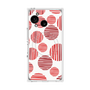 プレミアムスクエアケース with SnapMag［ Nordic Dot - Red ］