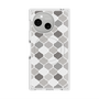 プレミアムスクエアケース with SnapMag［ Moroccan1 color - Gray ］
