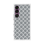 プレミアムスクエアケース with SnapMag［ Moroccan2 - Gray ］