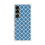 プレミアムスクエアケース with SnapMag［ Moroccan2 - Blue ］