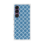 プレミアムスクエアケース with SnapMag［ Moroccan2 - Blue ］