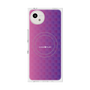 プレミアムスクエアケース with SnapMag［ CASEPLAY Check - Purple ］
