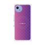 プレミアムスクエアケース with SnapMag［ CASEPLAY Check - Purple ］