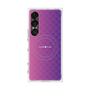プレミアムスクエアケース with SnapMag［ CASEPLAY Check - Purple ］