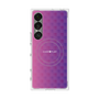 プレミアムスクエアケース with SnapMag［ CASEPLAY Check - Purple ］
