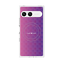 プレミアムスクエアケース with SnapMag［ CASEPLAY Check - Purple ］