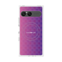 プレミアムスクエアケース with SnapMag［ CASEPLAY Check - Purple ］