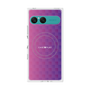 プレミアムスクエアケース with SnapMag［ CASEPLAY Check - Purple ］