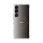 プレミアムスクエアケース with SnapMag［ CASEPLAY Check - Black ］