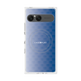 プレミアムスクエアケース with SnapMag［ CASEPLAY Check - Blue ］