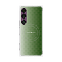 プレミアムスクエアケース with SnapMag［ CASEPLAY Check - Green ］