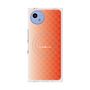 プレミアムスクエアケース with SnapMag［ CASEPLAY Check - Orange ］