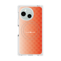 プレミアムスクエアケース with SnapMag［ CASEPLAY Check - Orange ］