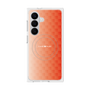 プレミアムスクエアケース with SnapMag［ CASEPLAY Check - Orange ］