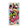 プレミアムスクエアケース with SnapMag［ アクビガール - フラワーリボン ］