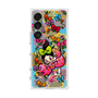 プレミアムスクエアケース with SnapMag［ アクビガール - フラワーリボン ］
