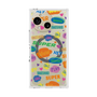 プレミアムスクエアケース with SnapMag［ オリジナル - カラフルモジ ］