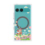 プレミアムスクエアケース with SnapMag［ 昆虫物語 みなしごハッチ - 花 ］