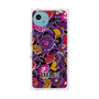 プレミアムスクエアケース with SnapMag［ ANNA SUI - ガーデンフワラー - マゼンタ ］