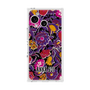 プレミアムスクエアケース with SnapMag［ ANNA SUI - ガーデンフワラー - マゼンタ ］