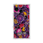 プレミアムスクエアケース with SnapMag［ ANNA SUI - ガーデンフワラー - マゼンタ ］