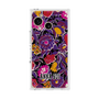 プレミアムスクエアケース with SnapMag［ ANNA SUI - ガーデンフワラー - マゼンタ ］