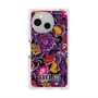 プレミアムスクエアケース with SnapMag［ ANNA SUI - ガーデンフワラー - マゼンタ ］