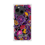プレミアムスクエアケース with SnapMag［ ANNA SUI - ガーデンフワラー - マゼンタ ］