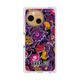 プレミアムスクエアケース with SnapMag［ ANNA SUI - ガーデンフワラー - マゼンタ ］