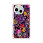 プレミアムスクエアケース with SnapMag［ ANNA SUI - ガーデンフワラー - マゼンタ ］