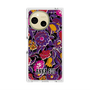 プレミアムスクエアケース with SnapMag［ ANNA SUI - ガーデンフワラー - マゼンタ ］