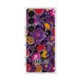 プレミアムスクエアケース with SnapMag［ ANNA SUI - ガーデンフワラー - マゼンタ ］