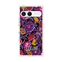 プレミアムスクエアケース with SnapMag［ ANNA SUI - ガーデンフワラー - マゼンタ ］
