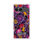 プレミアムスクエアケース with SnapMag［ ANNA SUI - ガーデンフワラー - マゼンタ ］