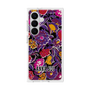 プレミアムスクエアケース with SnapMag［ ANNA SUI - ガーデンフワラー - マゼンタ ］