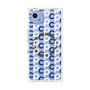 プレミアムスクエアケース with SnapMag［ オリジナル - CASEPLAYイニシャル総柄 - ネイビー ］
